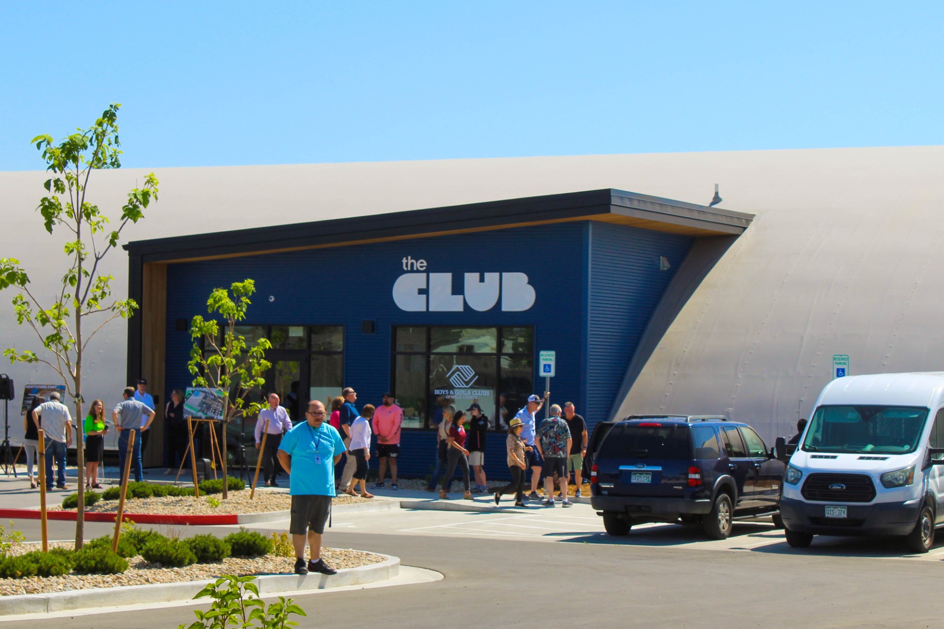 Image taken outside of the Boys & Girls Clubs of Weld County's Teen Center.